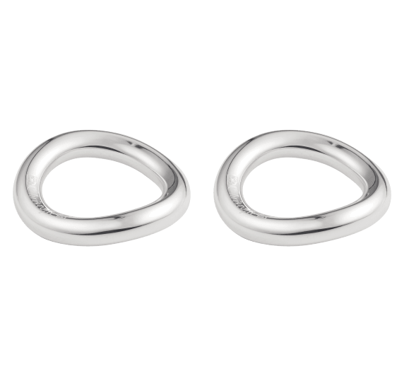 christofle set of 2 knife / chopstick rests vertigo ss silver plated 04222588000001 2