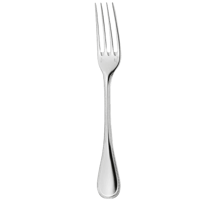 christofle Standard dinner fork Perles  Sterling silver