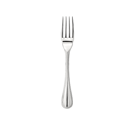 christofle fish fork perles 2  stainless steel 1
