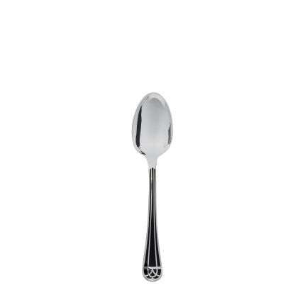 christofle silver-plated dessert spoon - talisman black 1