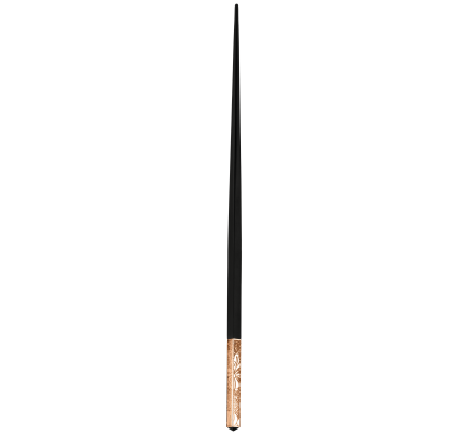 christofle silver plated pair of japanese chopsticks - pink gold finish 1