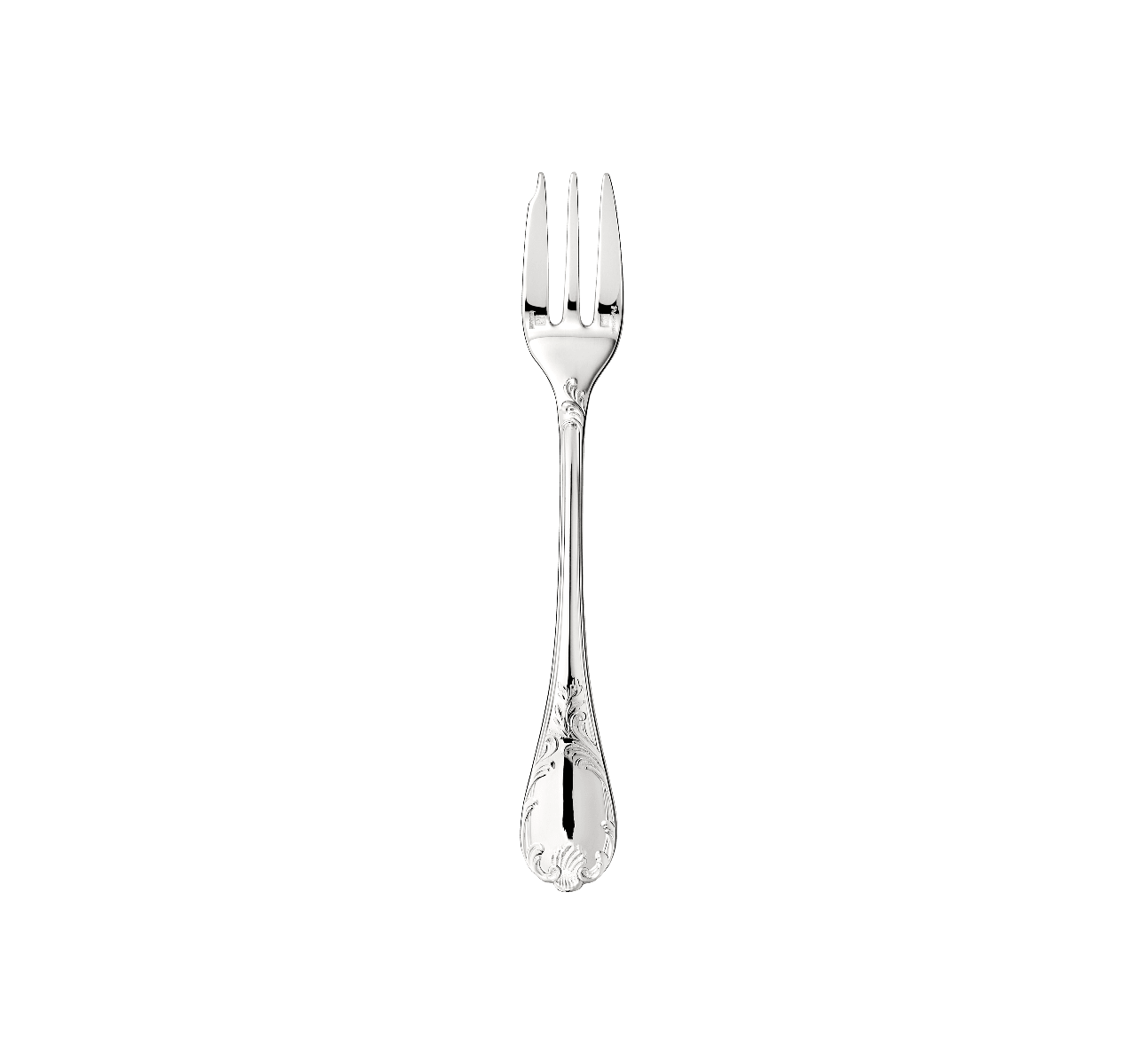 christofle silver-plated cake fork 0