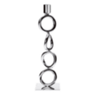 christofle Silver-Plated Four-Ring Candlestick 