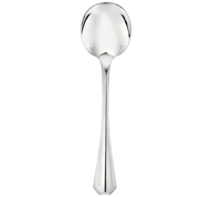 christofle Silver Plated Cream Soup Spoon