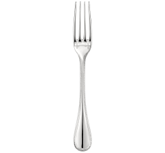 christofle dinner fork perles  sterling silver 1