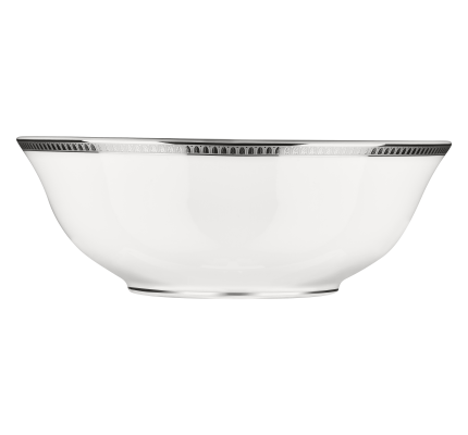 christofle porcelain salad bowl platinum finish 1