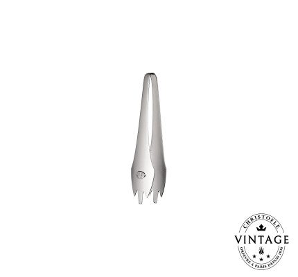 christofle ice tong, silverware - vintage 1