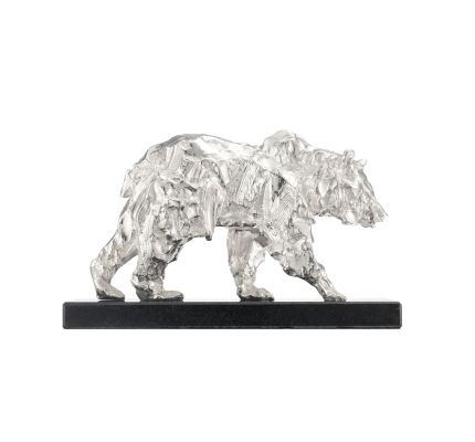 Bear small version in Sterling Silver - Haute Orfèvrerie 