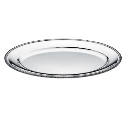 Silver-Plated Oval Platter, Large 