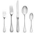 christofle 5-Piece Silver-Plated Flatware Set