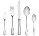 christofle individual place settings (5 pieces) albi  silver plated 1