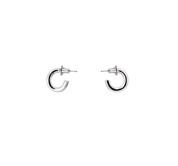 christofle medium hoop earrings  idole de christofle sterling silver 1