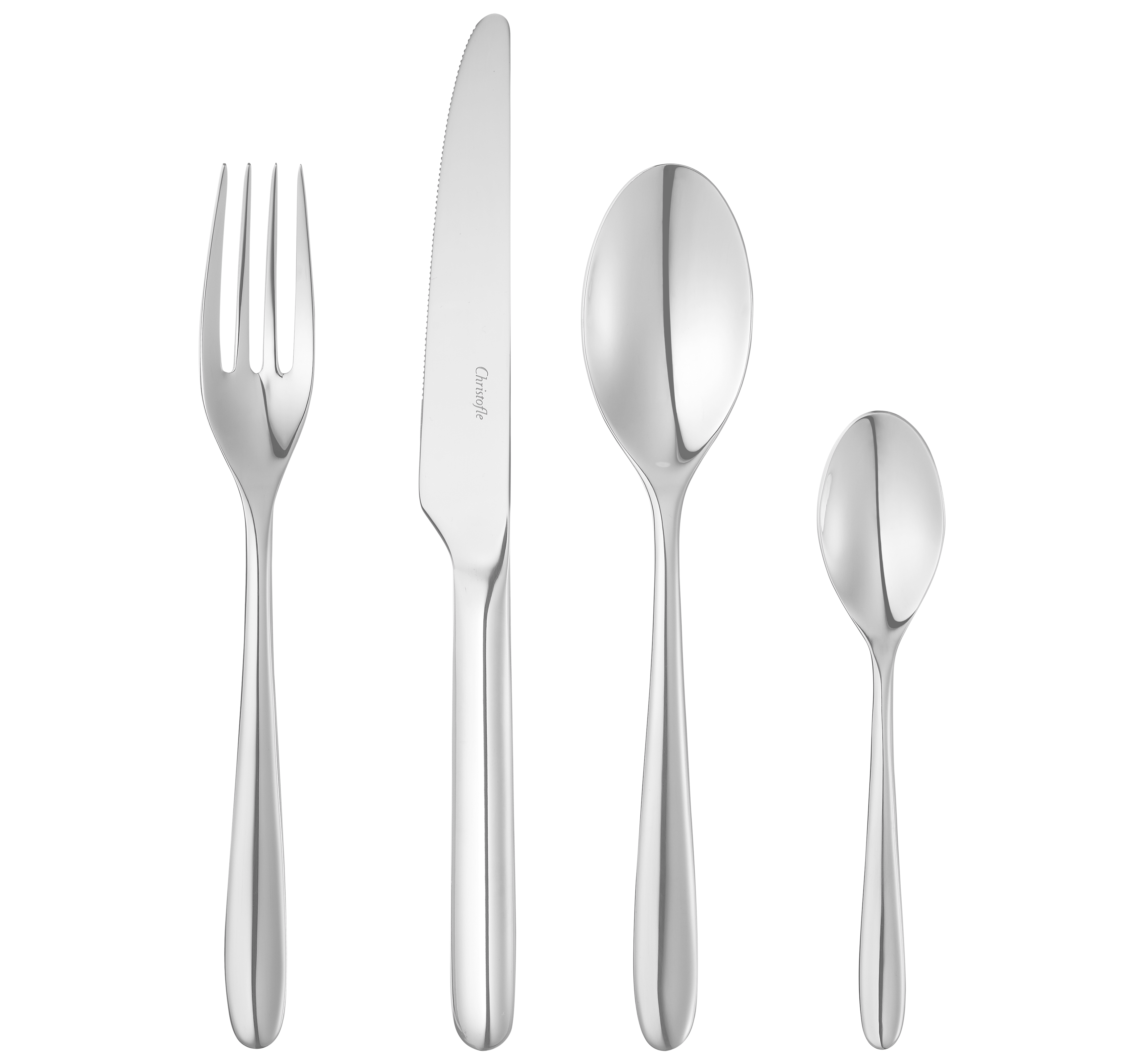 christofle flatware set for 6 people (24 pieces) essentiel  stainless s 4
