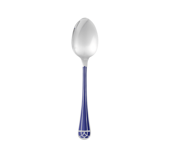christofle silver-plated table spoon - marbled blue 2