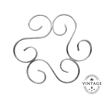 christofle trivet silverware - vintage 1