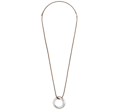 christofle ペンダント用コードブラックヒモ アイドル  スターリングシルバー  1