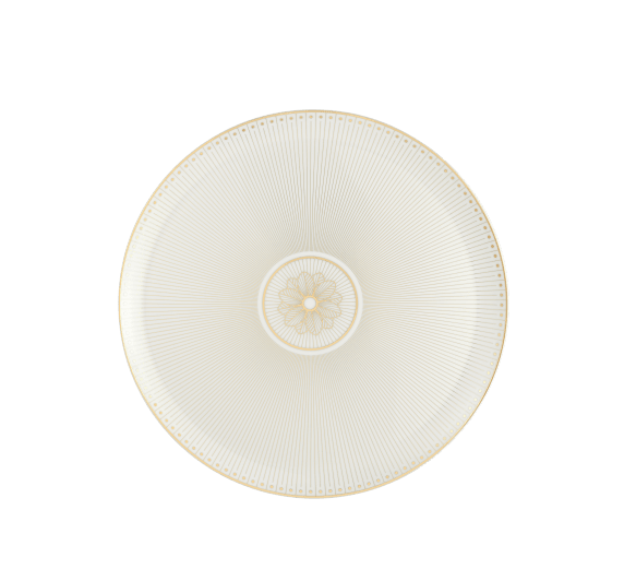 christofle porcelain pie dish gold finish 0
