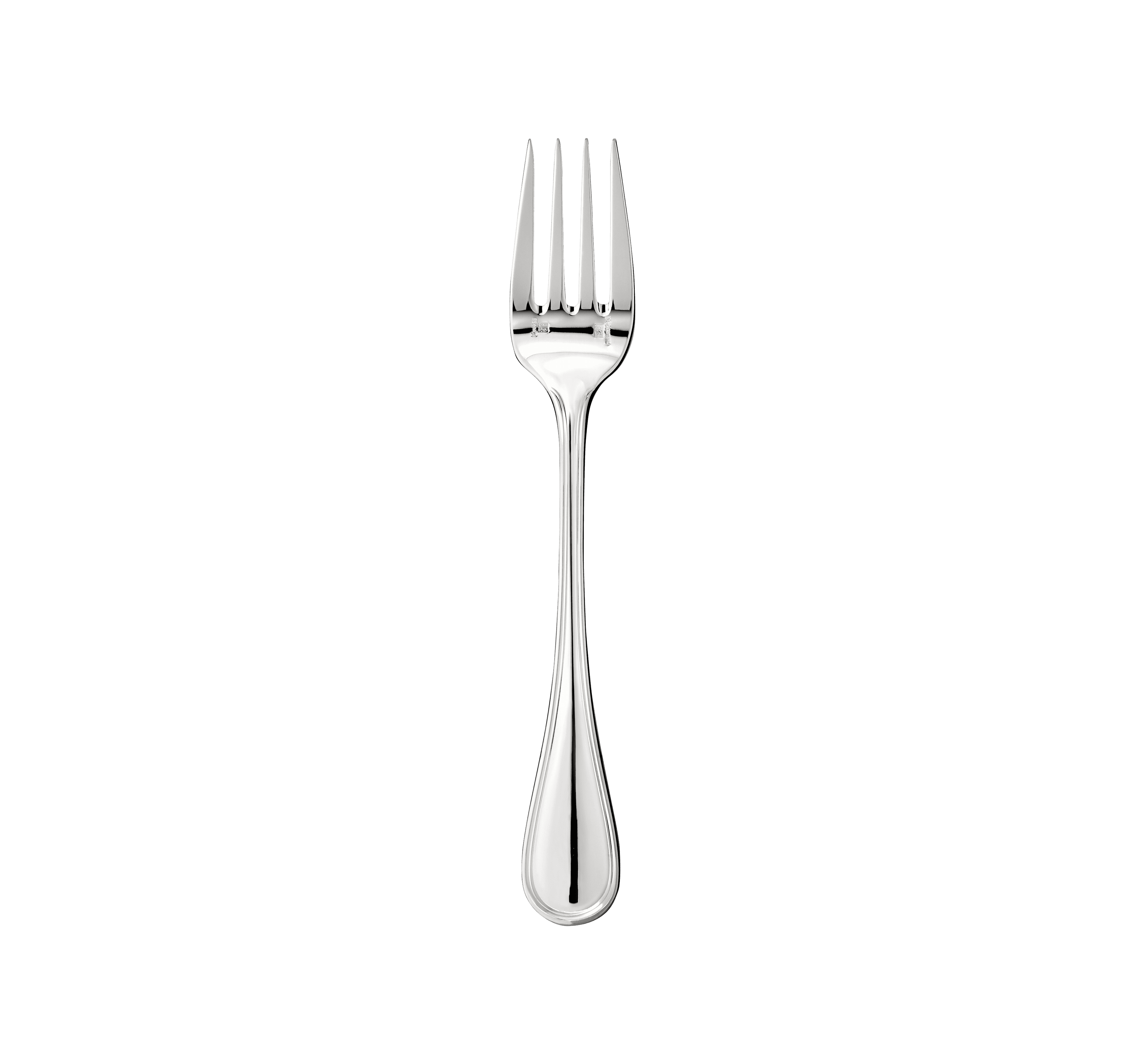 christofle fourchette à salade en métal argenté 1