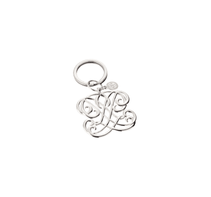 christofle sterling silver key chain lp - louis philippe  0