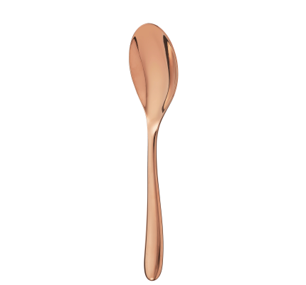 christofle stainless steel soup spoon - copper colour 3