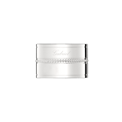  Sterling silver Napkin ring Perles - engraved with text 
