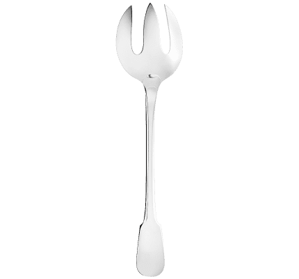 christofle salad serving fork cluny  silver plated 3