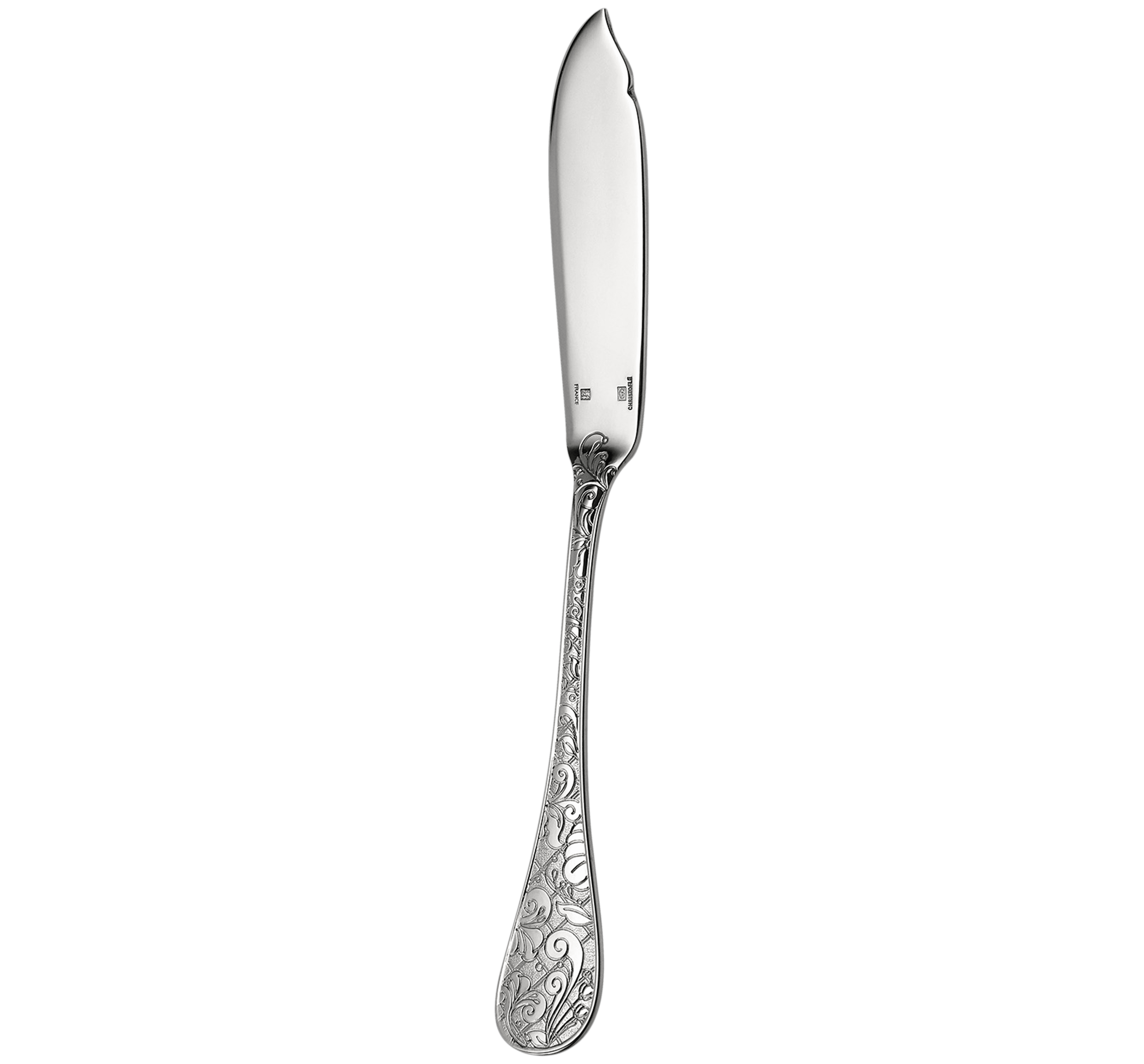 christofle couteau à poisson en métal argenté 3