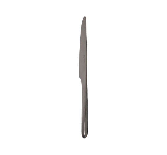 christofle stainless steel dessert knife - black colour 3