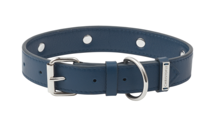 christofle calf leather collar - size 2 1
