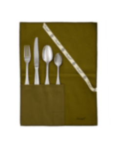 christofle la trousse - 4 couverts taille intermédiaire en acier 0