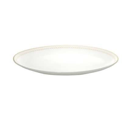 christofle plat ovale 28 cm finition or 1