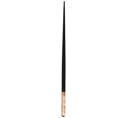 christofle silver plated pair of japanese chopsticks - pink gold finish 1