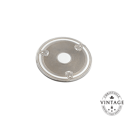 Glass Coaster, Silverware - Vintage