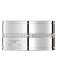 christofle Napkin ring Perles  Sterling silver