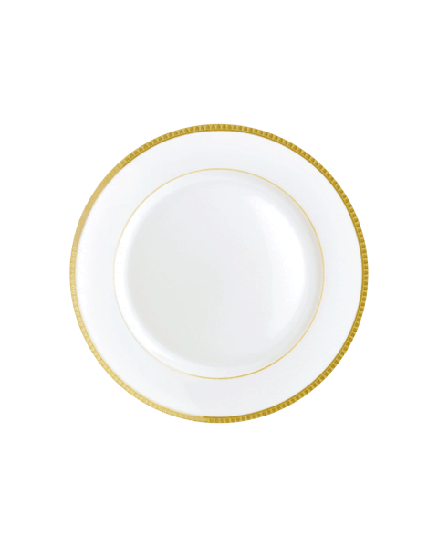 Gilded Porcelain Dessert Plate