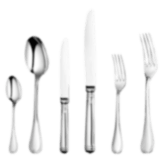 christofle 36 pieces sterling silver flatware set for 6 people with free chest 1