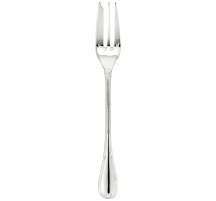 christofle serving fork rubans  silver plated 3