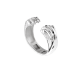 christofle sterling-silver cuff bracelet rhodium-plated 1