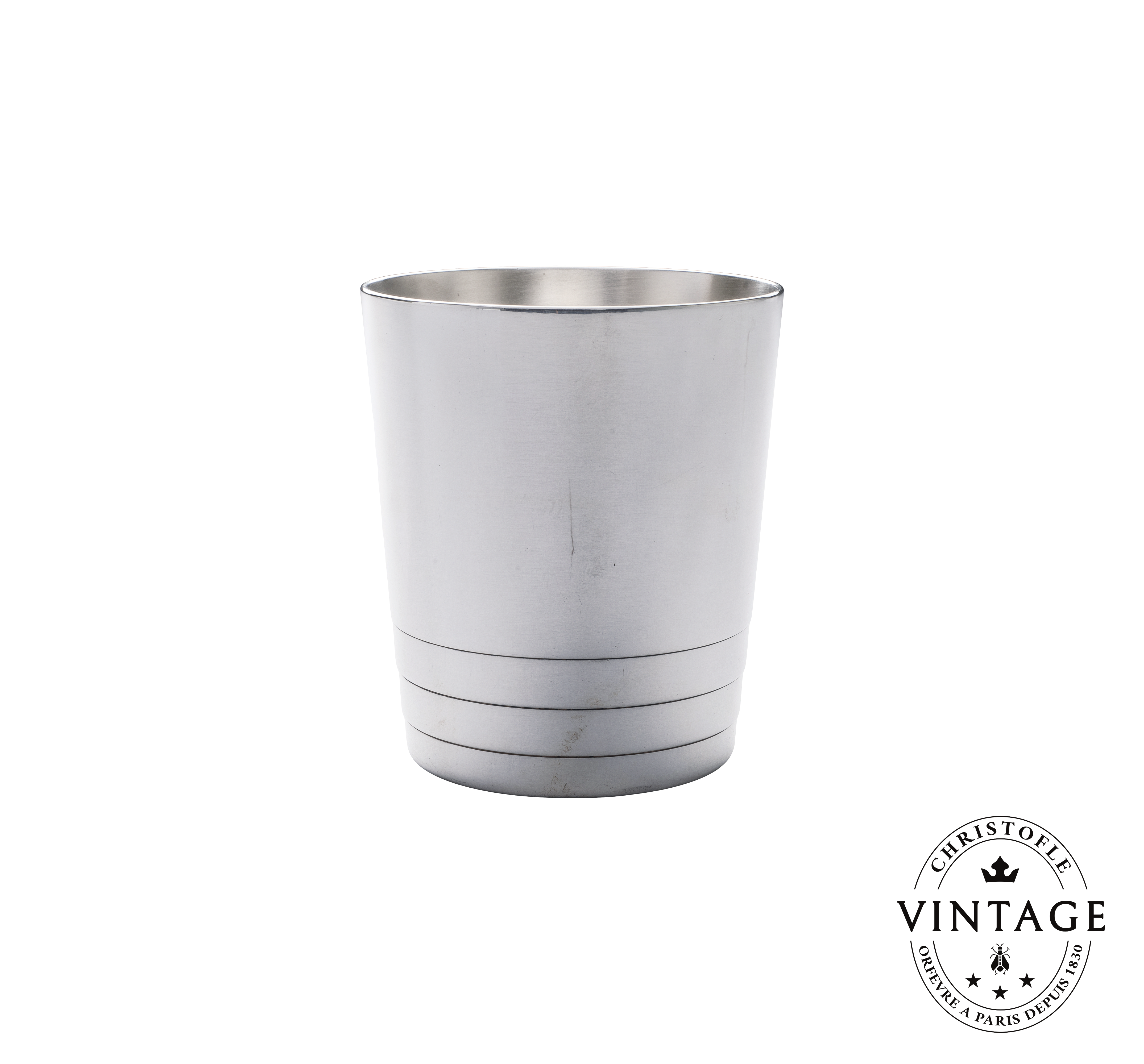 christofle vintage silvered baby cup 1
