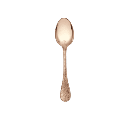 christofle Dessert spoon Jardin d'Eden Silver plated Pink gold 00054014000501