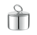 christofle sugar bowl vertigo  silver plated 1