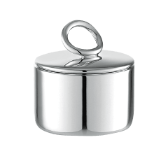 christofle sugar bowl vertigo  silver plated 1