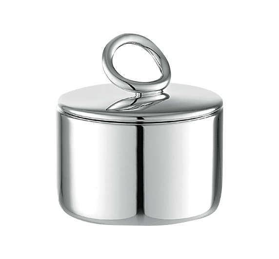 christofle sugar bowl vertigo  silver plated 1