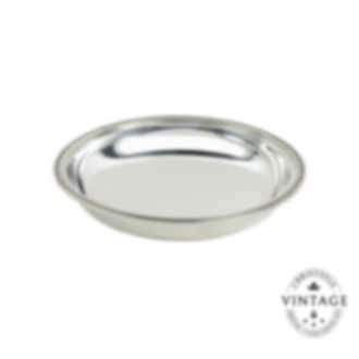 christofle Silvered Vintage Shallow Platter - 10 in