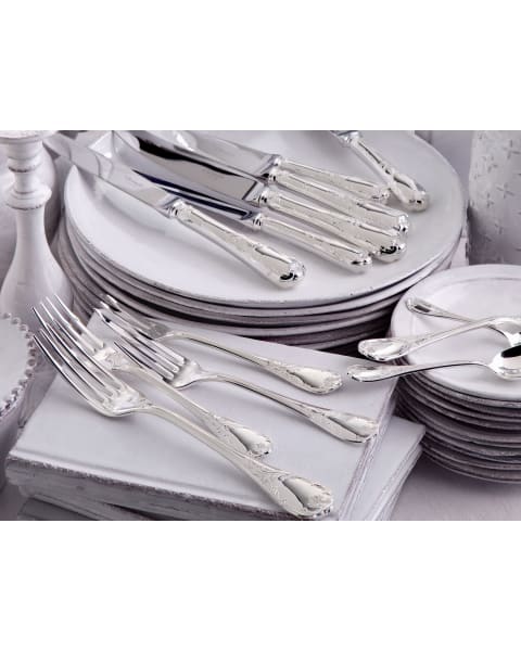 36-Piece Silver-Plated Flatware Set with Chest