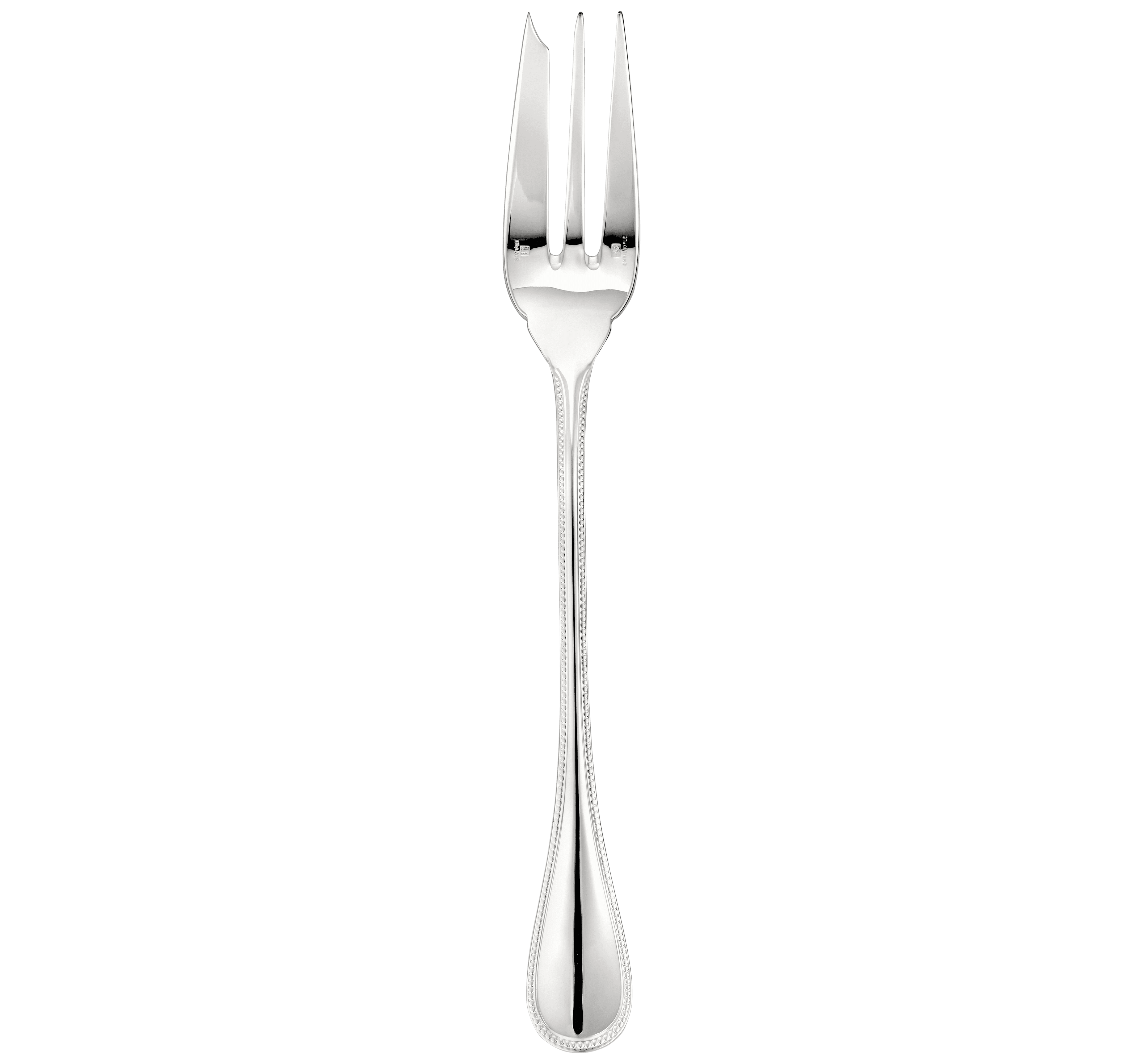 christofle silver-plated serving fork 0