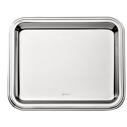 christofle silver plated  tray 20 x16 cm 1