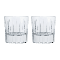 christofle set of 2 old fashioned crystal glasses 0