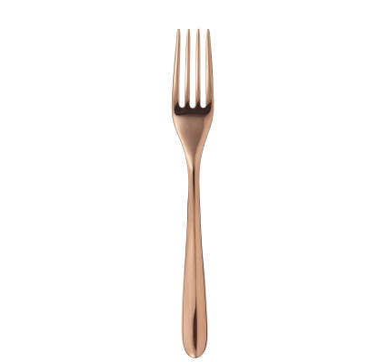 christofle copper stainless steel table fork  2