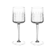 christofle set of 2 crystal red wine glasses 0